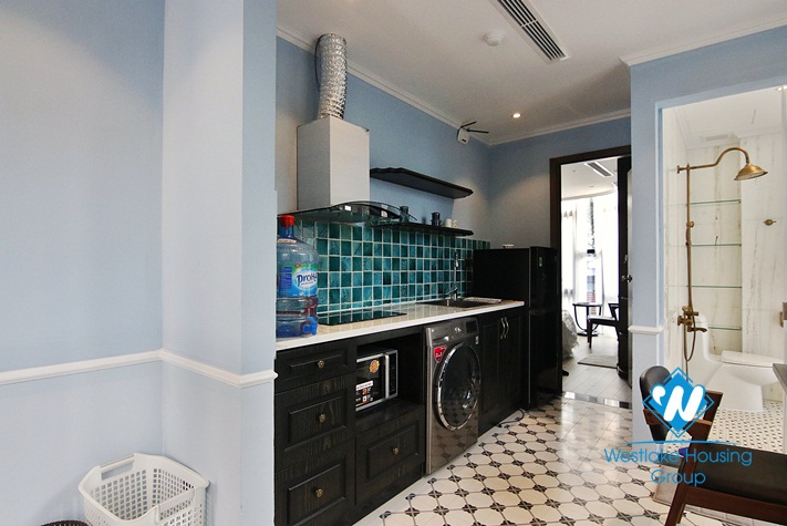 Indochina style interior apartment for rent in Hoan Kiem , Ha Noi